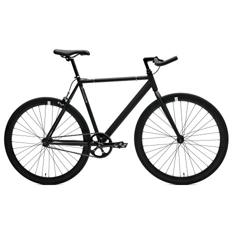 Critical Cycles Classic Fixed-Gear Single-Speed Track Bike with Pursuit Bullhorn Bars