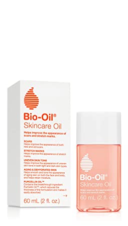 Bio-Oil Skincare Oil, 2 Ounce, Body Oil for Scars and Stretchmarks, Hydrates Skin, Non-Greasy, Dermatologist Recommended, Non-Comedogenic, For All Skin Types, with Vitamin A, E