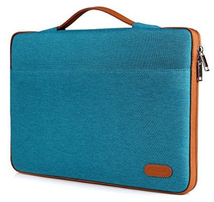 ProCase 14 - 156 Inch Laptop Sleeve Case Protective Bag for 15 MacBook Pro Pro Retina Ultrabook Notebook Carrying Case Handbag for 14 15 Lenovo Dell Toshiba HP Chromebook ASUS Acer TealBrown