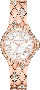 Michael Kors Mini Camille Women's Watch, Stainless Steel Watch for Women with Steel or Leather Band