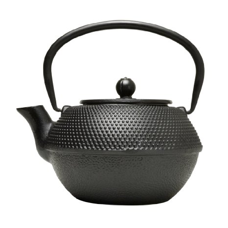 Primula Black Hammered 40 Ounce Cast Iron Teapot