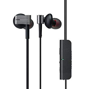 Phiaton PS 202 NC Wired Corded Active Noise Cancelling Headphones with Mic - Compact Design, Inline Remote and Mic