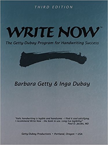 Write Now The Getty-Dubay Program for Handwriting Success
