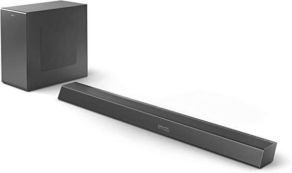 Philips B8905 Soundbar 3.1.2 with Wireless Subwoofer, Dolby Atmos, Compatible with DTS Play-Fi, Connects with Amazon Echo Devices and Voice Assistants, AirPlay 2 and BT Support, TAB8905