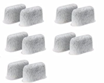 Blendin 10 Pack Replacement Charcoal Coffeemaker Water Filters, Fits Cuisinart DCC-RWF1 Coffee Makers