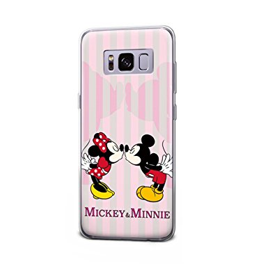 GSPSTORE Galaxy S8 Case Disney Cartoon Mickey Minnie Mouse Soft Transparent TPU Protection Cover For Samsung Galaxy S8 #1