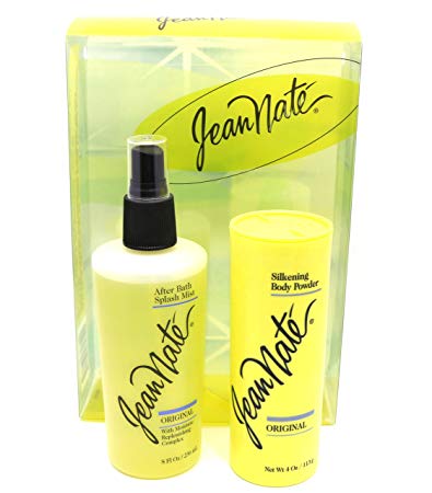 JEAN NATE Set Silkening Body Powder 4 OZ & After Bath Splash Mist SPRAY 8 OZ