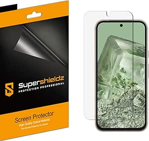 Supershieldz (3 Pack) Designed for Google Pixel 8a Screen Protector, High Definition Clear Shield (PET)