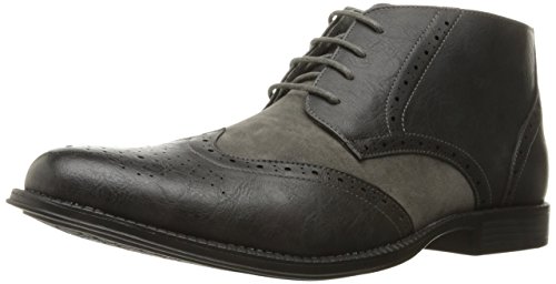 Alpine Swiss Geneva Mens Ankle Boots Lace Up TwoTone Brogue Wing Tip Dress Shoes