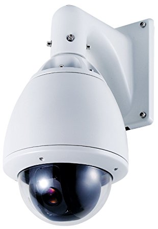 Cop Security 15-CD53WE Outdoor Day/Night PTZ Camera with 30X Zoom (White)