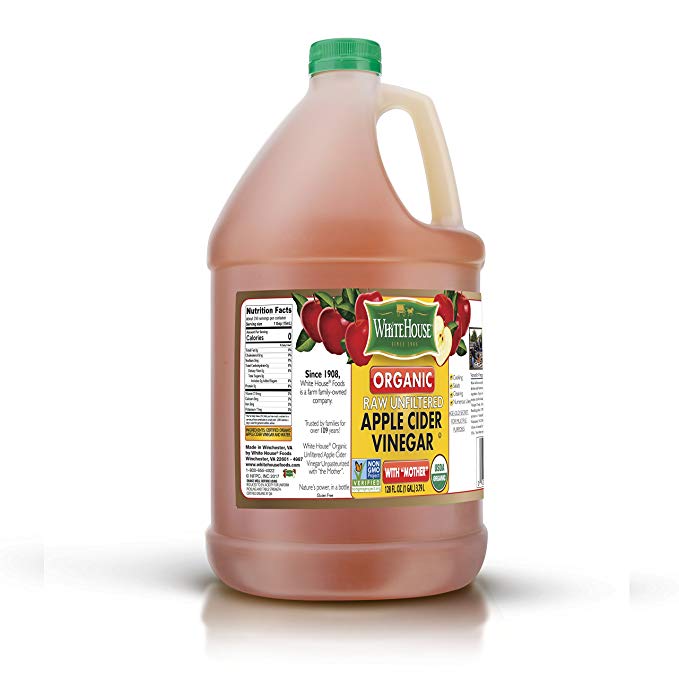 (1 GALLON) 128oz White House Organic Apple Cider Vinegar