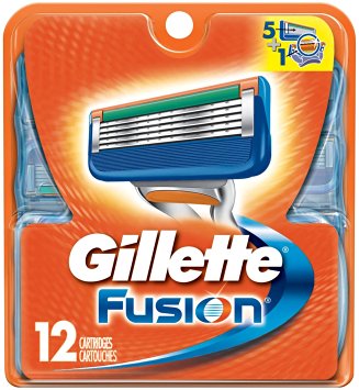 Gillette Fusion Manual Refill Cartridges - 12 ct