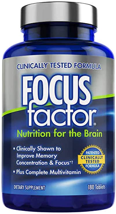 Focus Factor - Nutrition for The Brain 180 Tablets