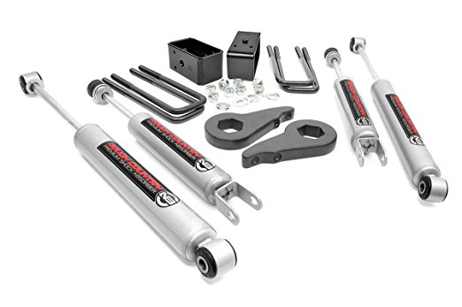 Rough Country - 28330 - 1.5-2-inch Suspension Leveling Lift Kit w/ Premium N3 Shocks