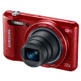 Samsung WB35F 162MP Smart WiFi and NFC Digital Camera with 12x Optical Zoom and 27 LCD Red