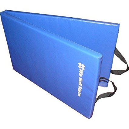 We Sell Mats Thick Folding Personal Exercise Mat with Carry Handle