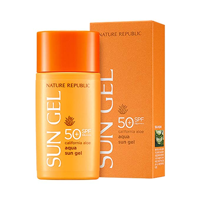 2018 New Nature Republic California Aloe Aqua Sun Gel SPF50  PA