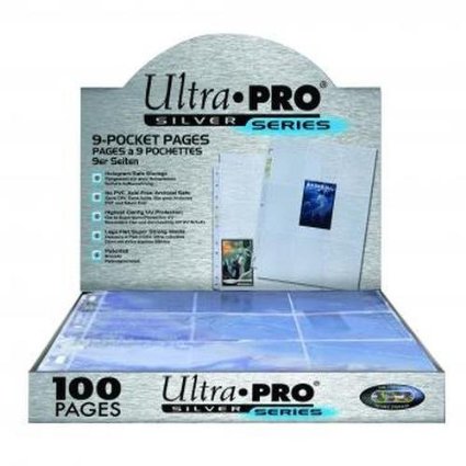 Ultra Pro Silver Series 100/9 Pocket Page Protectors