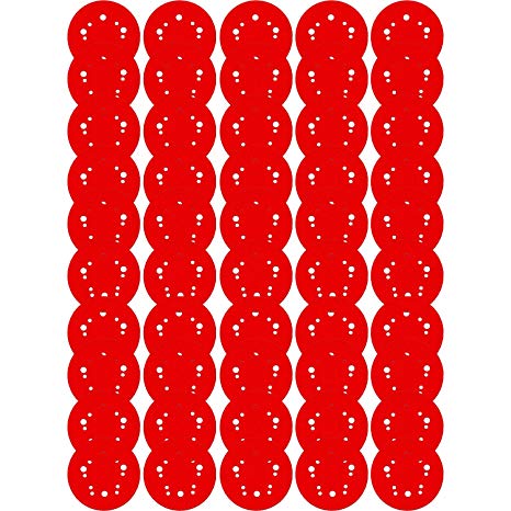 Diablo DCD050100H50G 5 in. 100-Grit Universal Hole Random Orbital Sanding Disc (50-Pack)