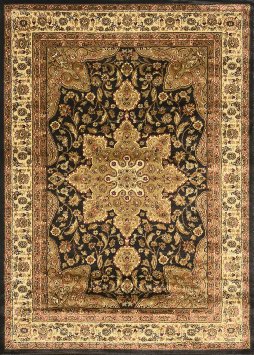 Home Dynamix Royalty 8083-450 Black 7-Feet 8-Inch by 10-Feet 4-Inch Traditional Area Rug