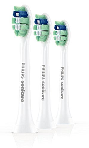 Genuine Philips Sonicare ProResults Plaque Control replacement toothbrush heads, HX9023/64, 3-pk