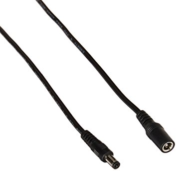 Extension Cable (12V) 20 Foot works for Foscam FI9828W , FI9805W , FI8919W , FI9804W, FI8602W , Black