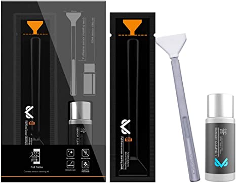 VSGO New Full Frame Camera Cleaning Kit 12pcs Sensor Cleaning Swab   10ml Cleaner for Sony Nikon Canon FF CCD CMOS Clean