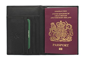 Visconti POLO Collection Leather Passport Holder 2201 Black
