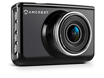 Amcrest Full-HD 1080p Dash Camera with GPS Bracket, Black