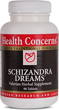 Health Concerns - Schizandra Dreams - Valerian Herbal Supplement - 90 Tablets
