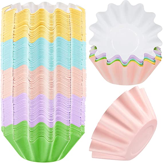 Wax Melt Warmer Liners Reusable Wax Liner Candle Popper Liner Leakproof Wax Tray for Scented Wax Electric Wax Warmers, Plug in Warmers, Candle Warmer (Pink, Blue, Green, Yellow, Purple,50 Pieces)