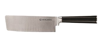 Ginsu Chikara Signature Series Chinese Steel 7-Inch Cleaver with Polymer Handle and Steel Endcap 7100