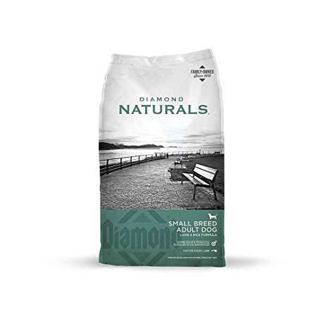 Diamond Naturals Dry Food for Adult Dogs, Small Breed Lamb and Rice Formula, 18 Pound Bag
