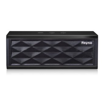 Raynic Ultra-Portable Wireless Bluetooth SpeakerPowerful Sound with build in Microphone for iPhoneiPadiPodAndroid Phones and Tablet PC Black