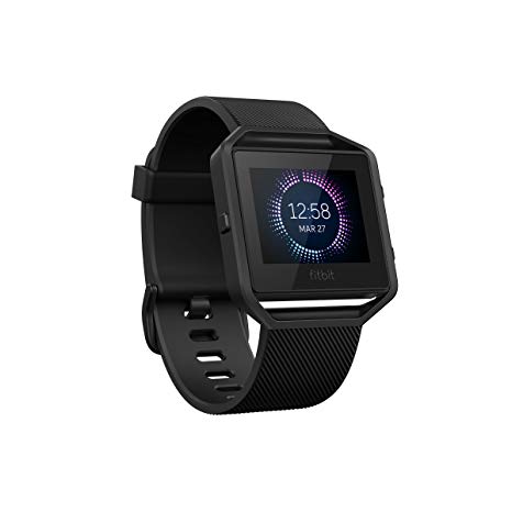 Fitbit Blaze Wrist Based Heart Rate Monitor, Special Edition Gun Metal, Small (International Version), 0.09 Pound