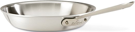 All-Clad 7108 MC2 Professional Master Chef 2 Stainless Stee Bi-Ply Bonded Oven Safe PFOA Freel Fry Pan, 8 Inch