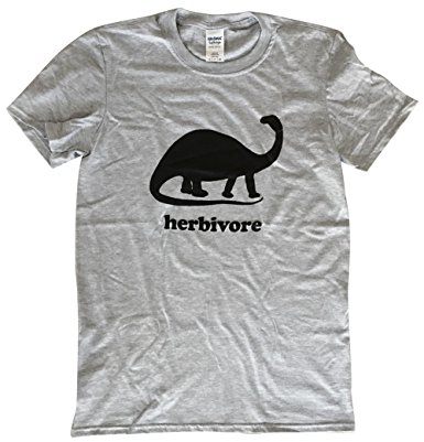 The Bold Banana's Men's Herbivore Dinosaur T-shirt