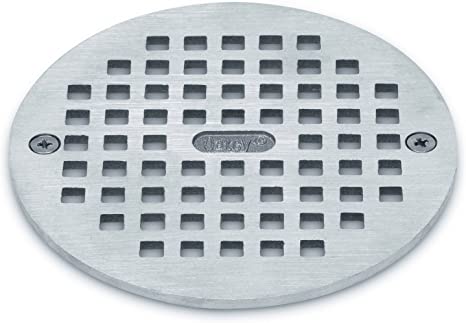 Oatey 80010 5" SS Grate, Strainer Material Stainless Steel