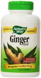 Natures Way Ginger Root Value Size 550 mg 180 Caps