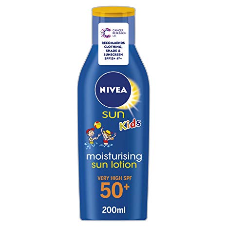 Nivea Sun Children Sun Lotion Spf 50  Long Lasting Water Resistant Immediate