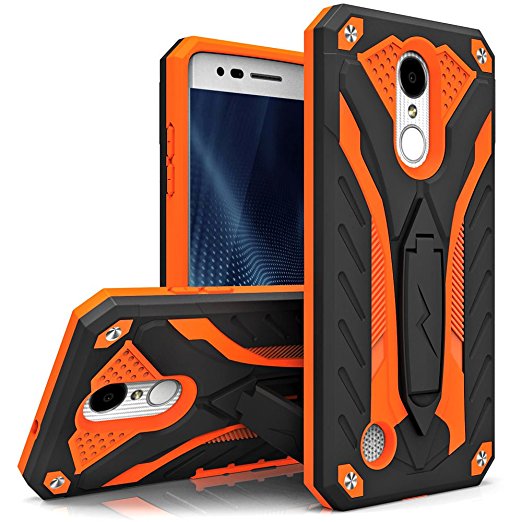 LG Aristo Case,Zizo [Static Series] Shockproof [Military Grade Drop Tested] w/Kickstand [LG Aristo Heavy Duty Case] Impact Resistant-LG Aristo/Fortune