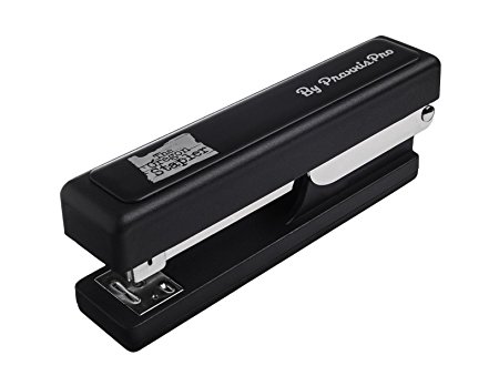 PraxxisPro Oregon Stapler, Built in the USA, Heavy Duty Metal Stapler Value Pack with 25 Sheet Capacity - Includes Staples and Staple Remover - Jam Free, Black, for Office and Home Office