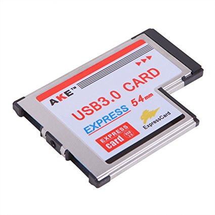 Ake - Express Card 54Mm To 2 Port Usb 3.0 Expresscard