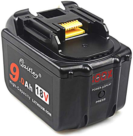 AOYAN 18V 9.0Ah Replacement Battery with LED Display Compatible with Makita BL1850b BL1860b BL1830b BL1820 LXT-400 18Volt Cordless Tools