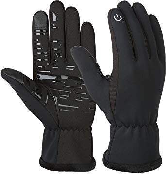 Vbiger Unisex Outdoor Gloves Touch Screen Anti-slip Gloves