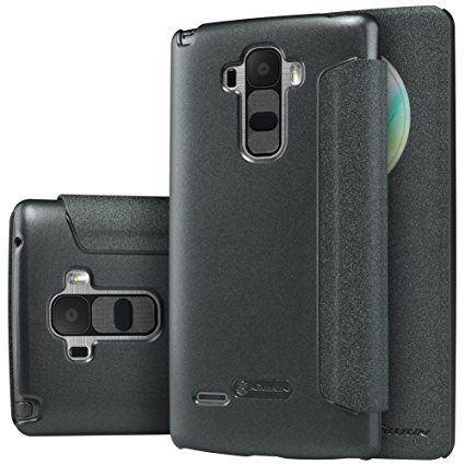 LG G4 Stylus G Stylo Case Cover Touch-U Holder , NILLKIN Sparkle Window View Sleep / Wake PU Leather Flip Cover Case for LG G4 Stylus G Stylo (Not for LG G4) , with original Nillkin retail box (Black)