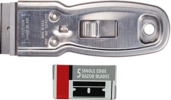 Excel K11 Flat Metal Scraper with 5 blades