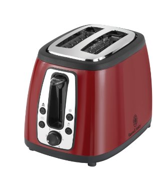 Russell Hobbs TR9260RM 2 Slice Toaster, Red