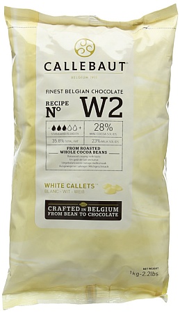 Callebaut Select W2 White Chocolate Callets 1 kg