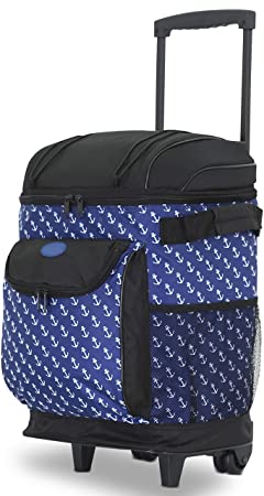 Travelers Club 18" Cool Carry Insulated Rolling Cooler Bag